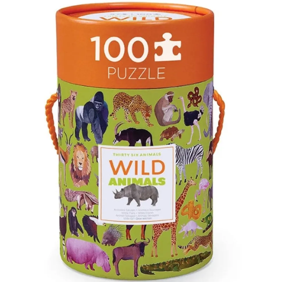36 Animal Puzzle 100 pc - Wild Animals