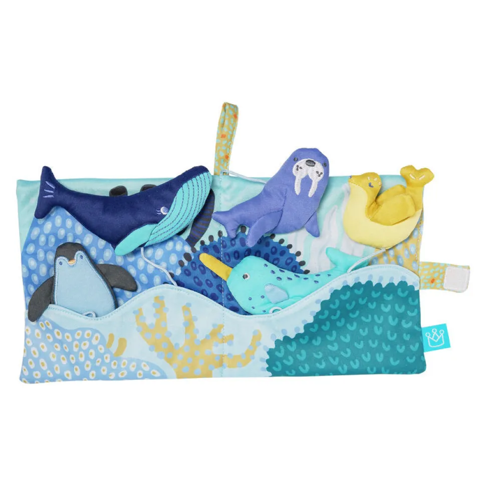 Arctic Adventure Fabric Washable Bath Book
