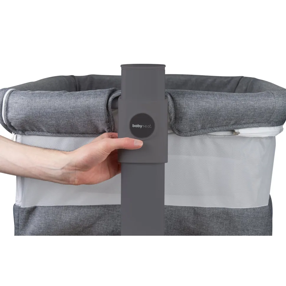 Aria Bedside Bassinet - Graphite