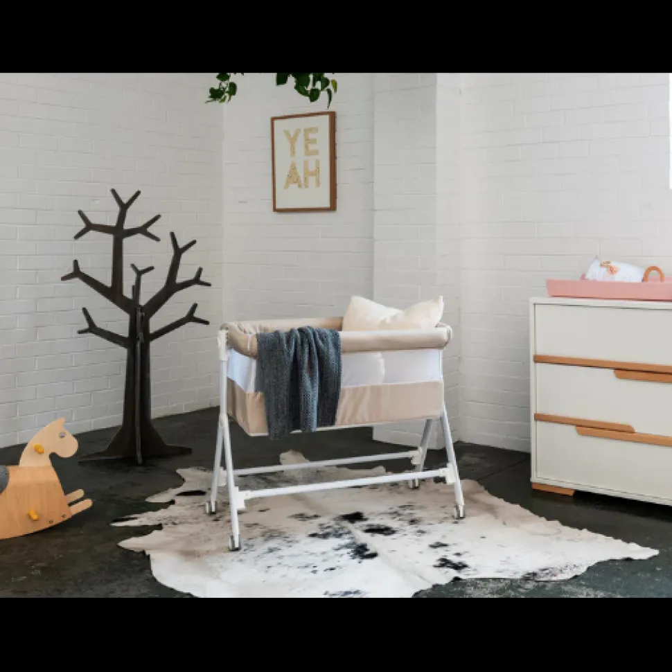 Aria Bedside Bassinet - Graphite