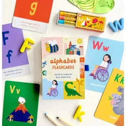 A-Z Illustrated Alphabet Flashcards