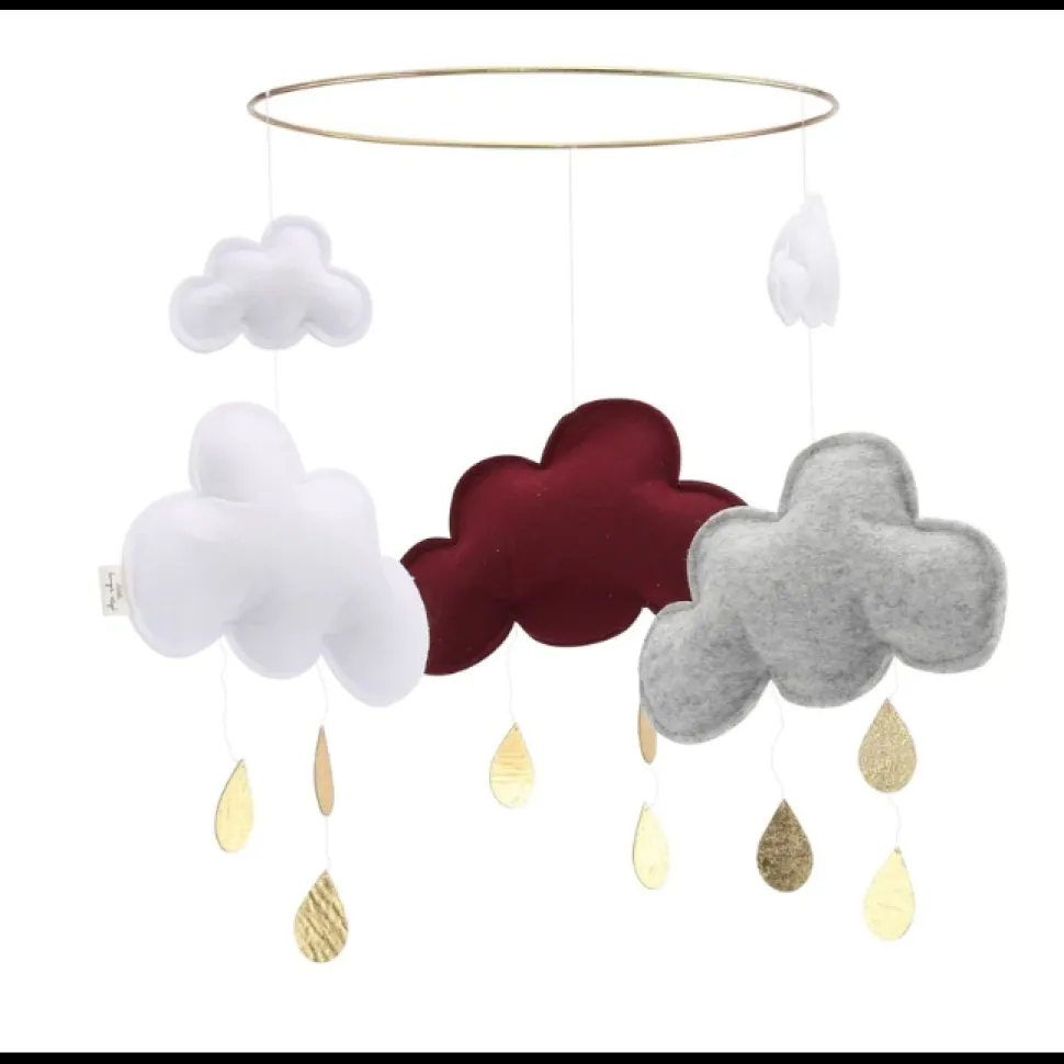 Baby Cloud Mobile - Cherry