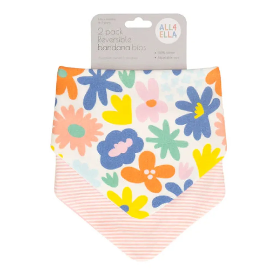Bandana Bibs 2pk VARIOUS STYLES