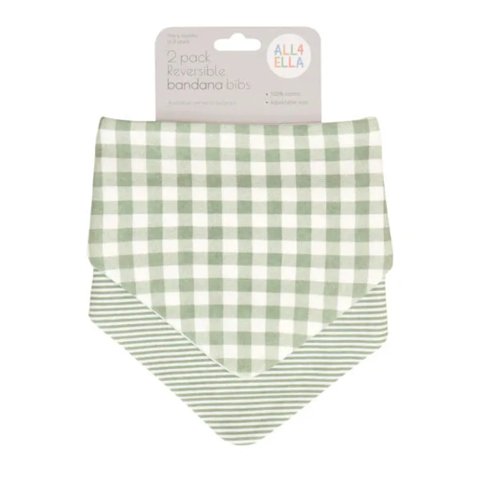 Bandana Bibs 2pk VARIOUS STYLES