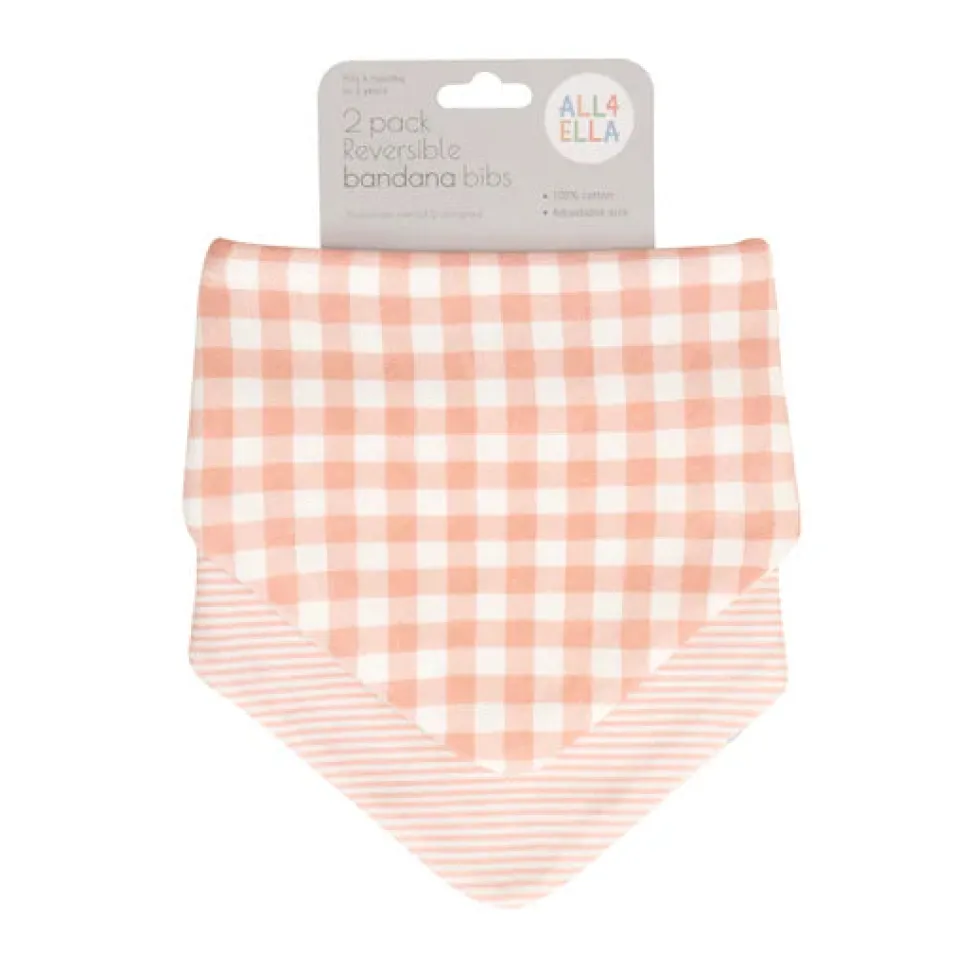 Bandana Bibs 2pk VARIOUS STYLES