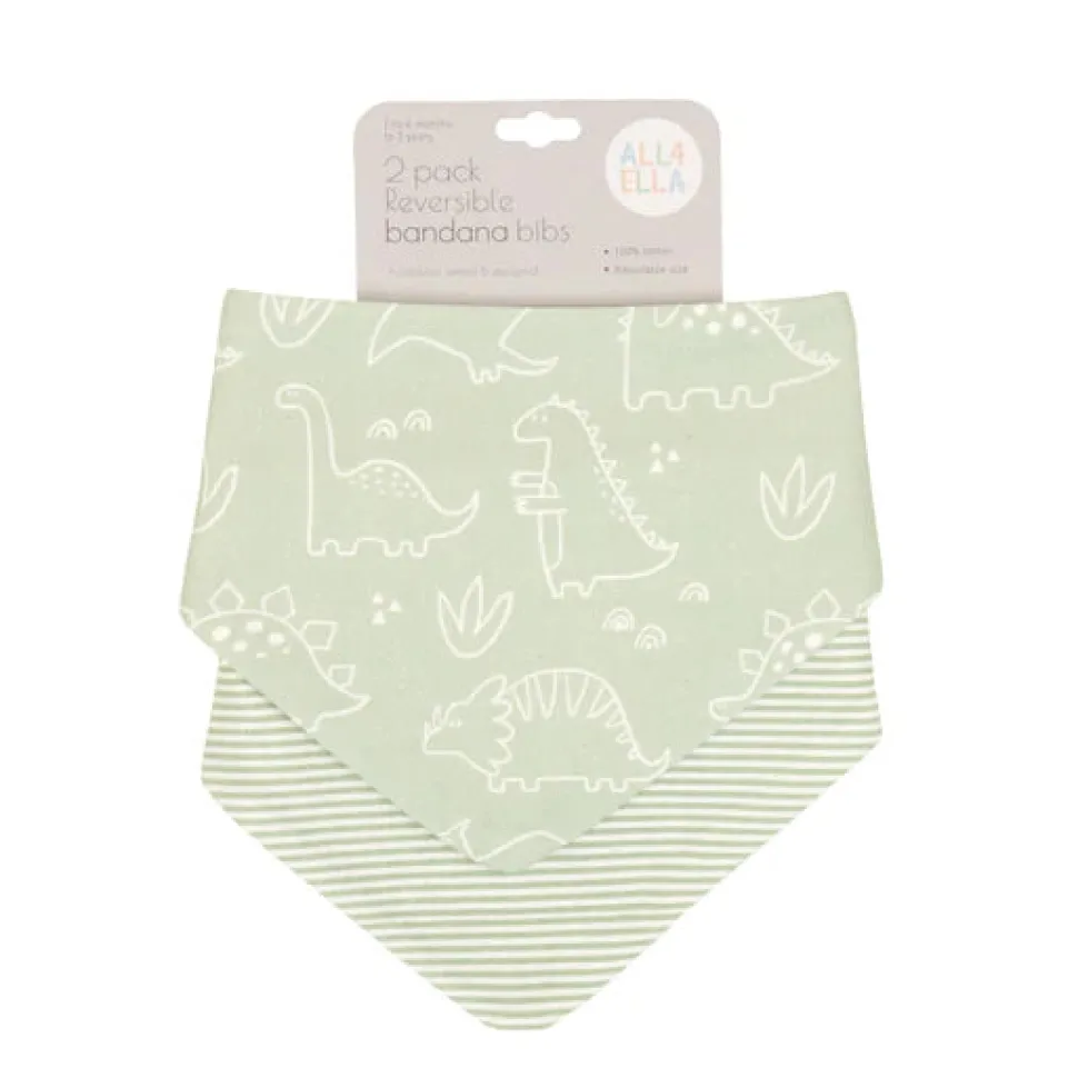 Bandana Bibs 2pk VARIOUS STYLES