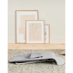 Bouncer Bliss Woven Petal Quilt - Light Grey