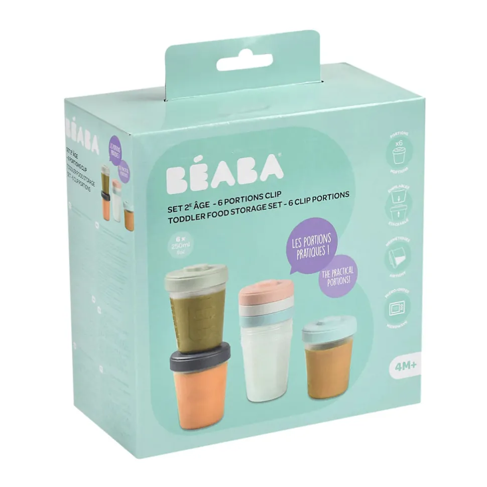 Clip Portions Food Storage Toddler Set 250ml