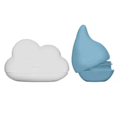Cloud and Droplet Bath Toys - Cloudy Blue