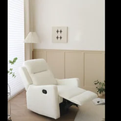 COCOON Rio Recliner Glider Chair In Boucle