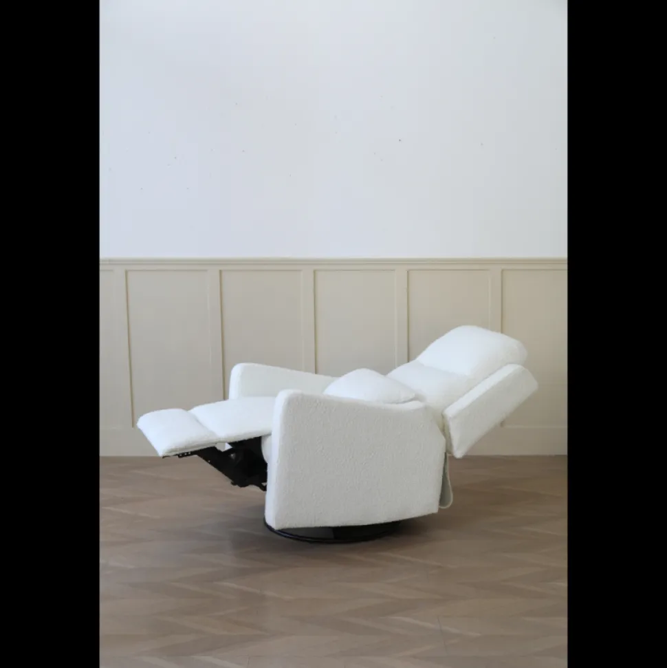 COCOON Rio Recliner Glider Chair In Boucle