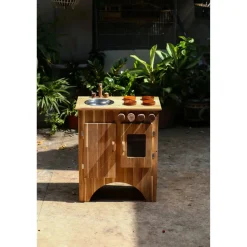 Combo Wooden Stove and Sink