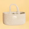 Cotton Rope Nappy Caddy Organiser