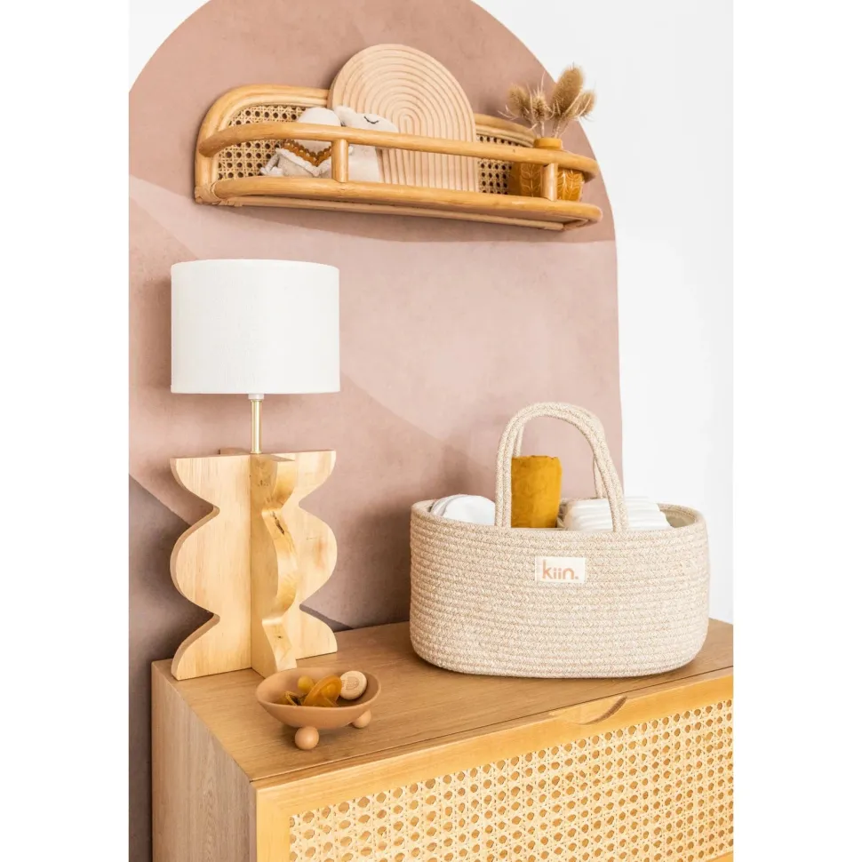 Cotton Rope Nappy Caddy Organiser