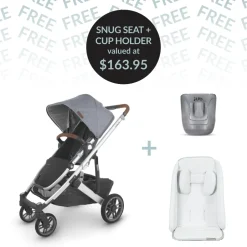 CRUZ V2 + FREE SNUG SEAT + CUP HOLDER - Gregory (Blue Melange)