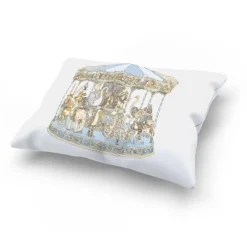 Cushion Satin - Carousel Blue