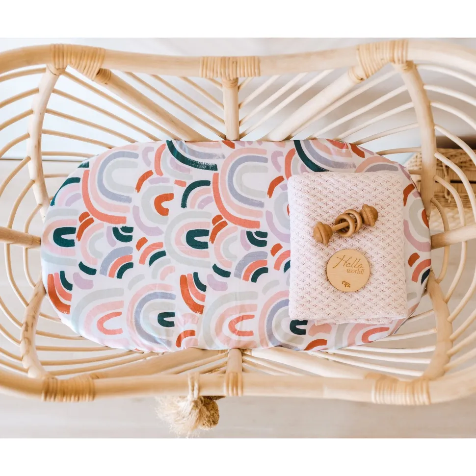 Diamond Knit Baby Blanket - Blush Pink