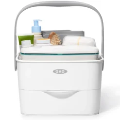 Diaper Caddy with Changing Mat