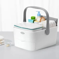 Diaper Caddy with Changing Mat