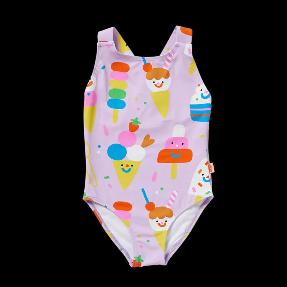 Elastic Strap Bather - Sundae Fun Day