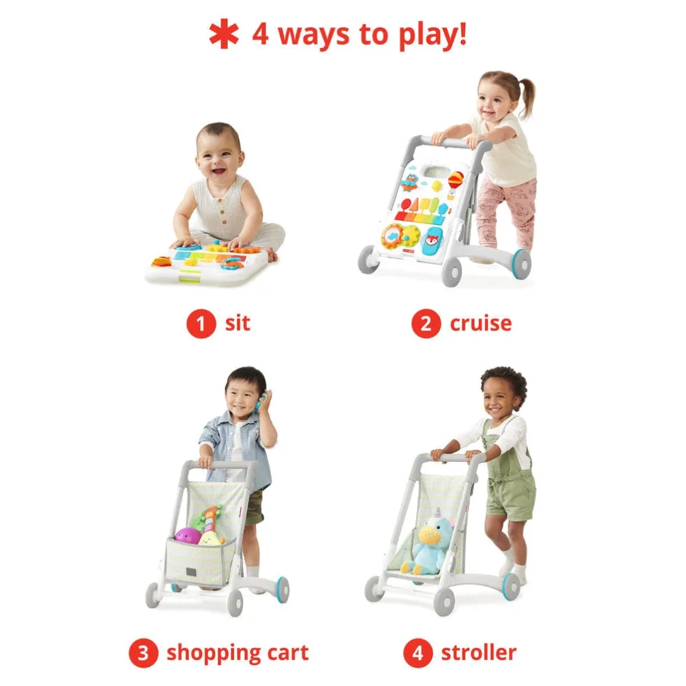 Explore & More Grow Along 4 in 1 Activity Walker