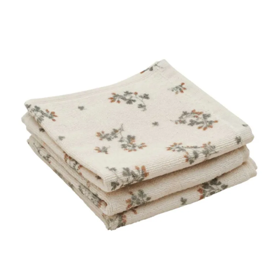 Face Towel 3pcs VARIOUS COLOURS