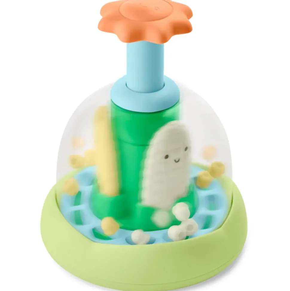 Farmstand Push & Spin Baby Toy