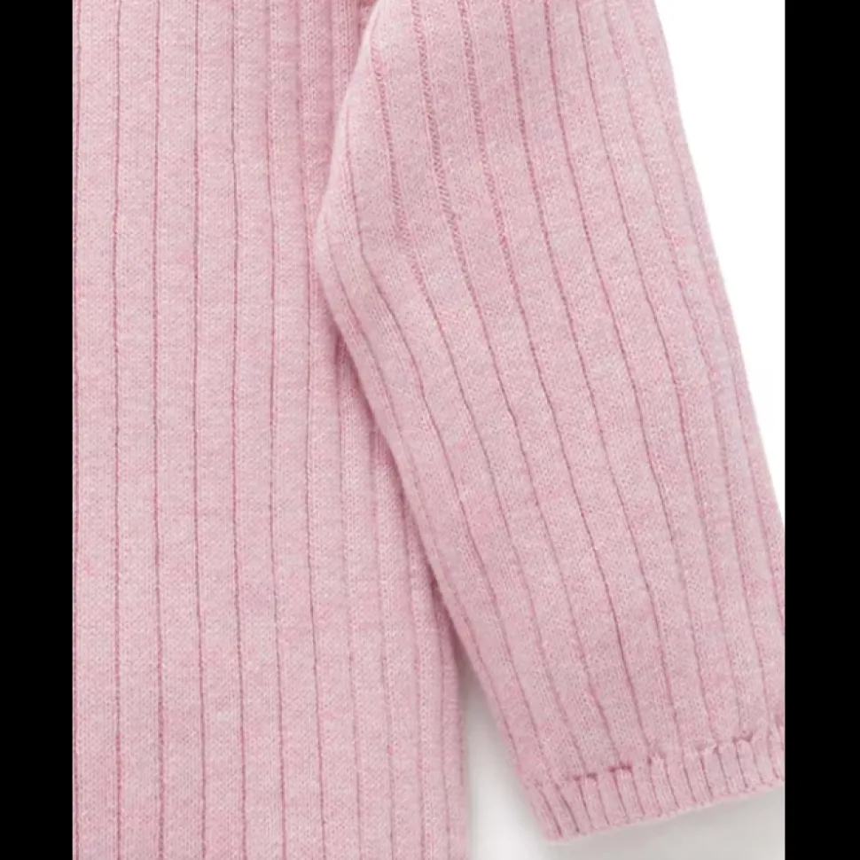 Fine Rib Jumper - Marshmallow Melange