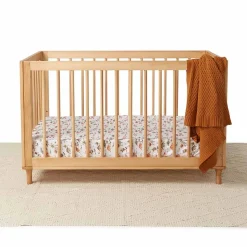 Fitted Cot Sheet - Dino