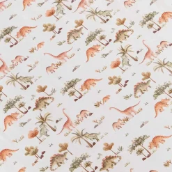 Fitted Cot Sheet - Dino