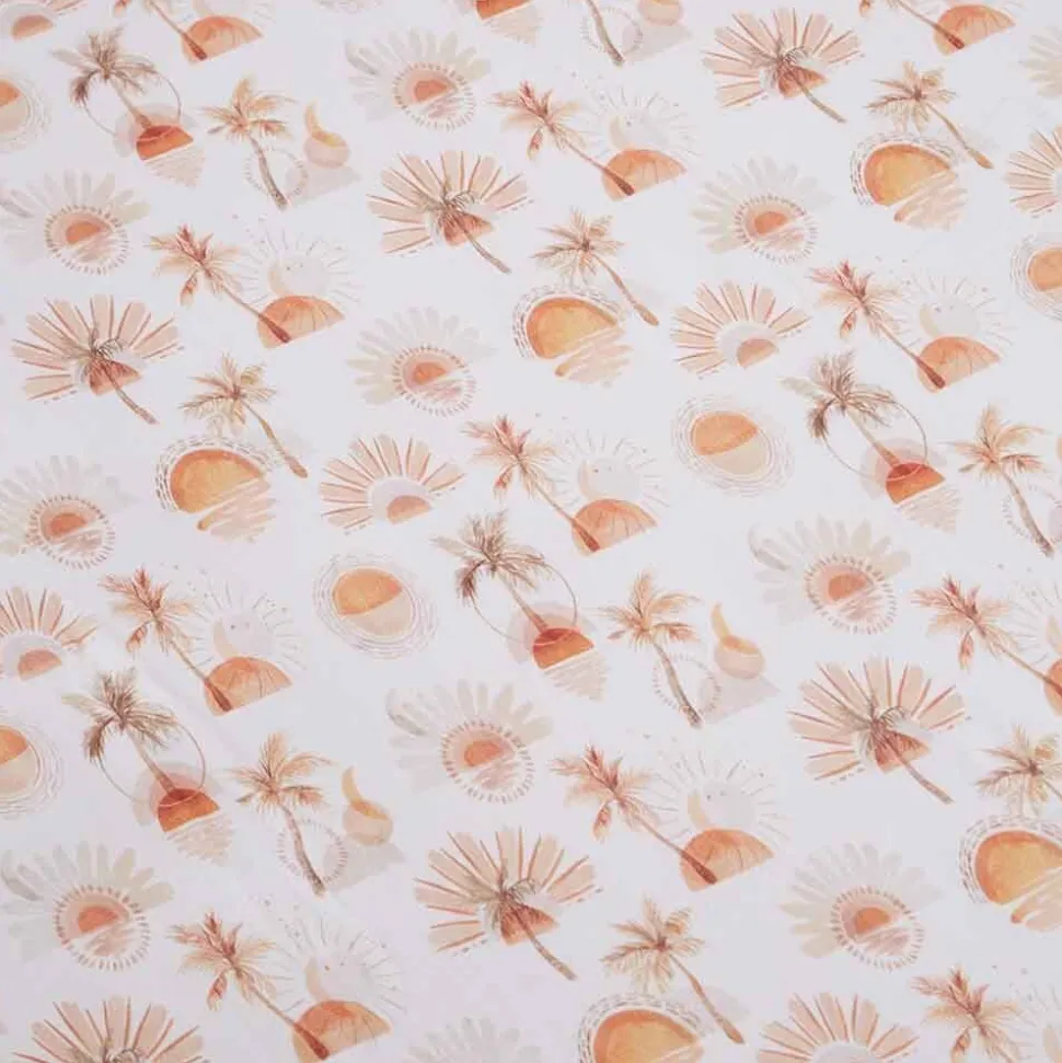 Fitted Cot Sheet - Paradise
