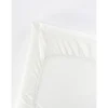 Fitted Sheet for Travel Cot - White