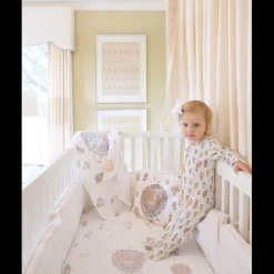 Fitted Sheet Satin - Hot Air Balloons