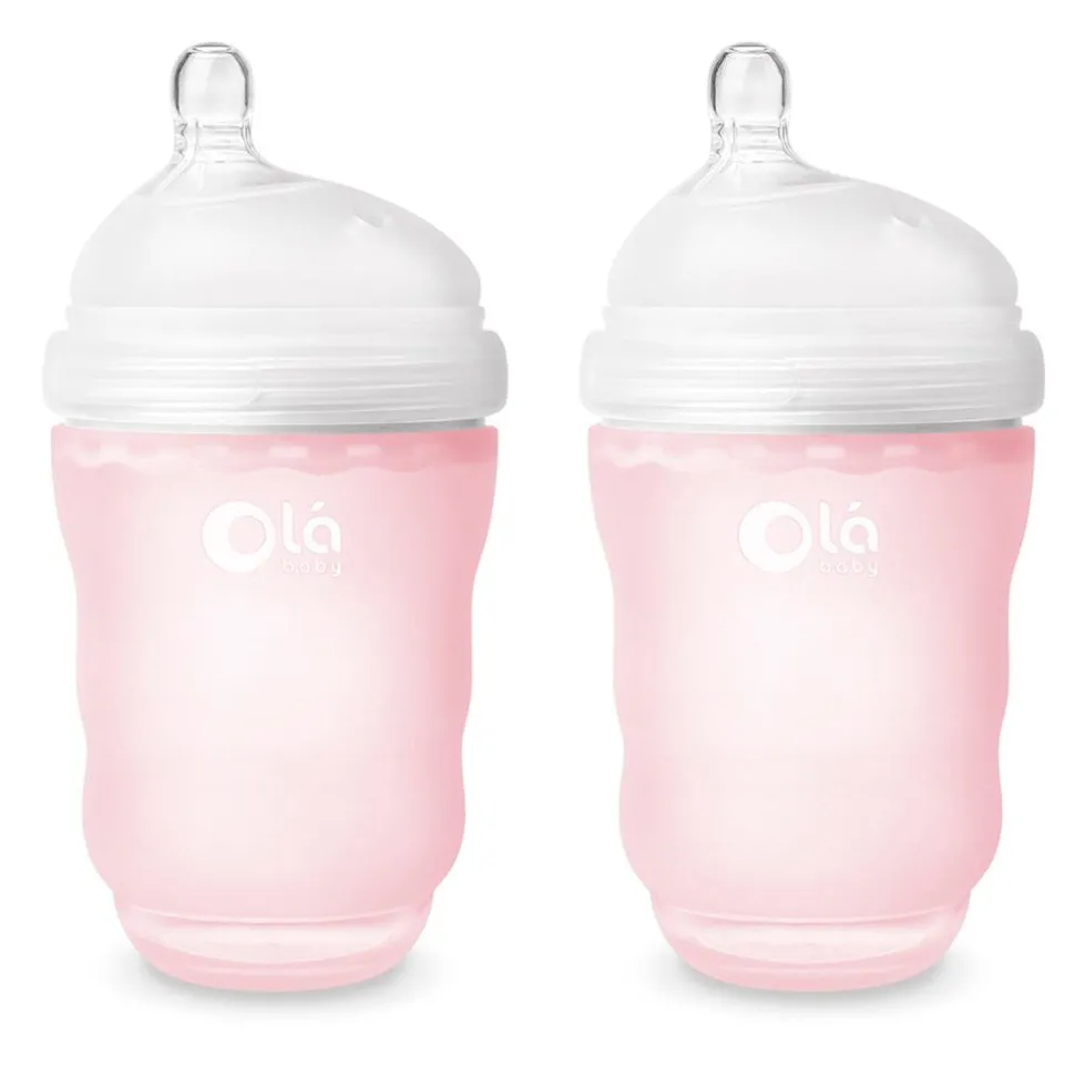 Gentle Bottle 240ml 2 pack - Rose