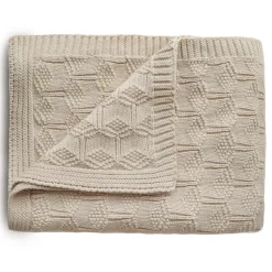 Honeycomb Knitted Baby Blanket VARIOUS COLOURS