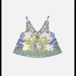 Kids Tie Shoulder Top - Star Of The Sea