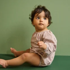 Meadow Bodysuit Gingham - Twilight Check