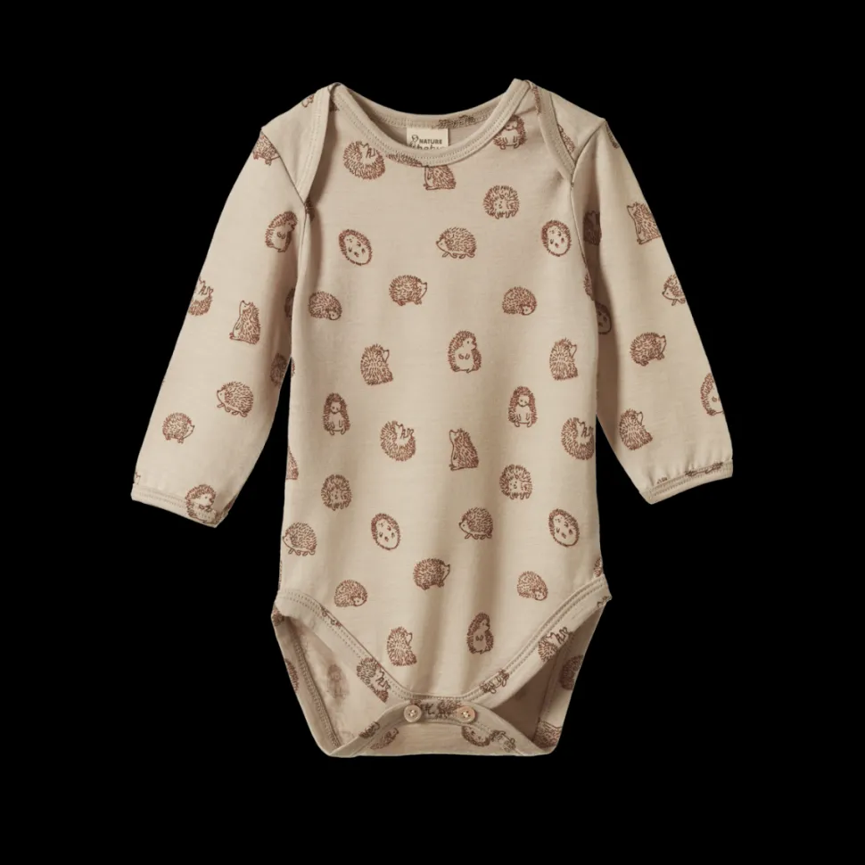 Merino Long Sleeve Bodysuit VARIOUS COLOURS