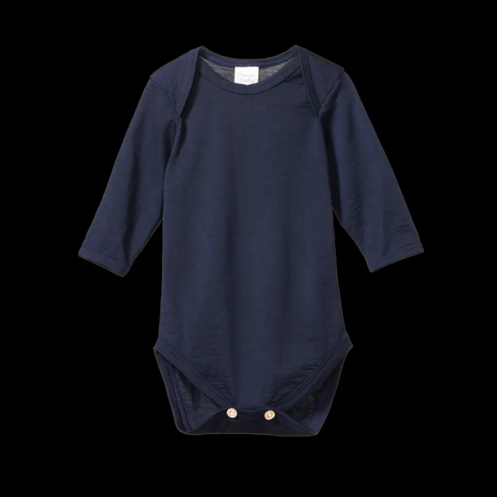 Merino Long Sleeve Bodysuit VARIOUS COLOURS