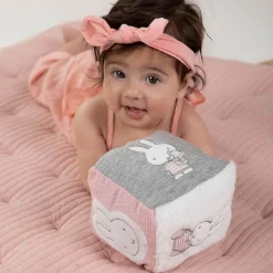 Miffy Pink Rib: Activity Cube