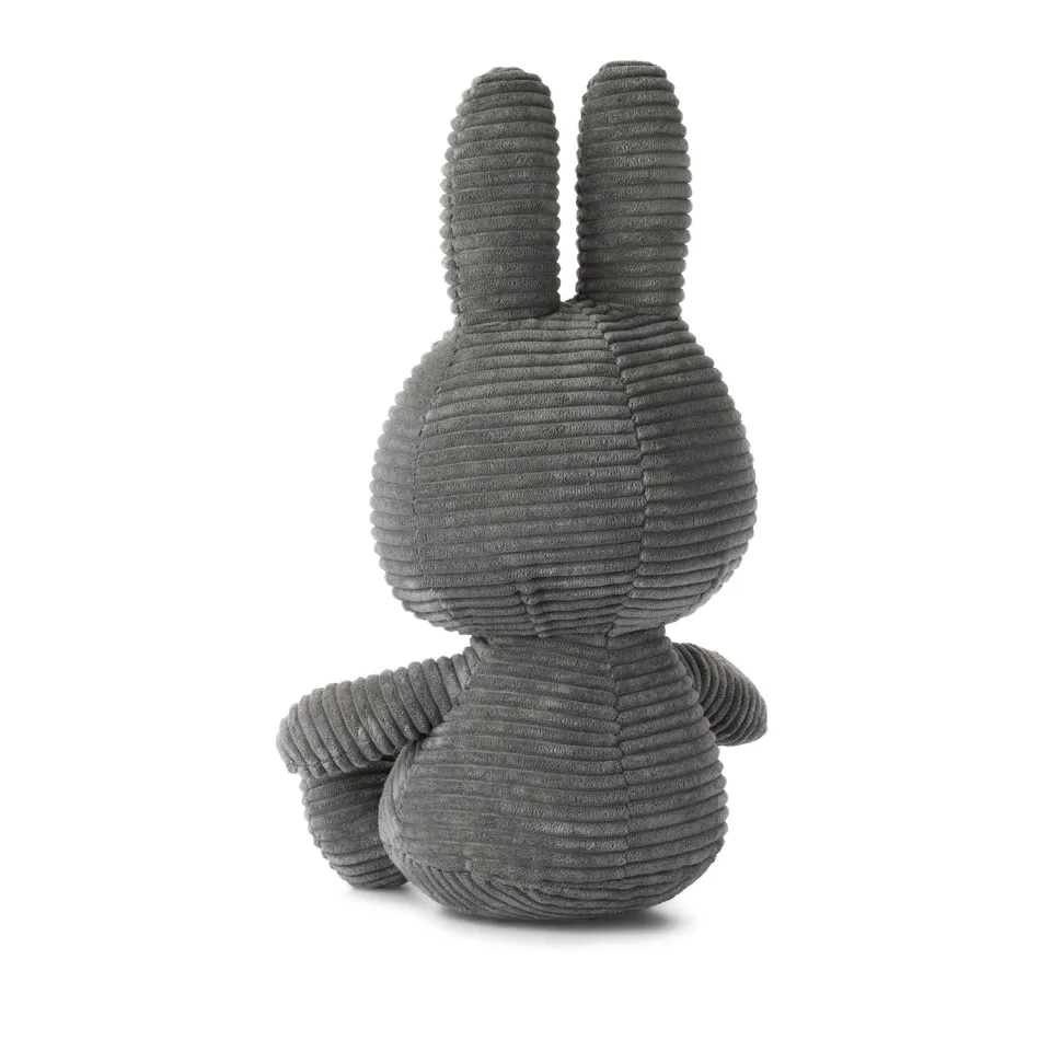 Miffy Sitting Corduroy - Grey