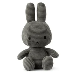 Miffy Sitting Corduroy - Grey