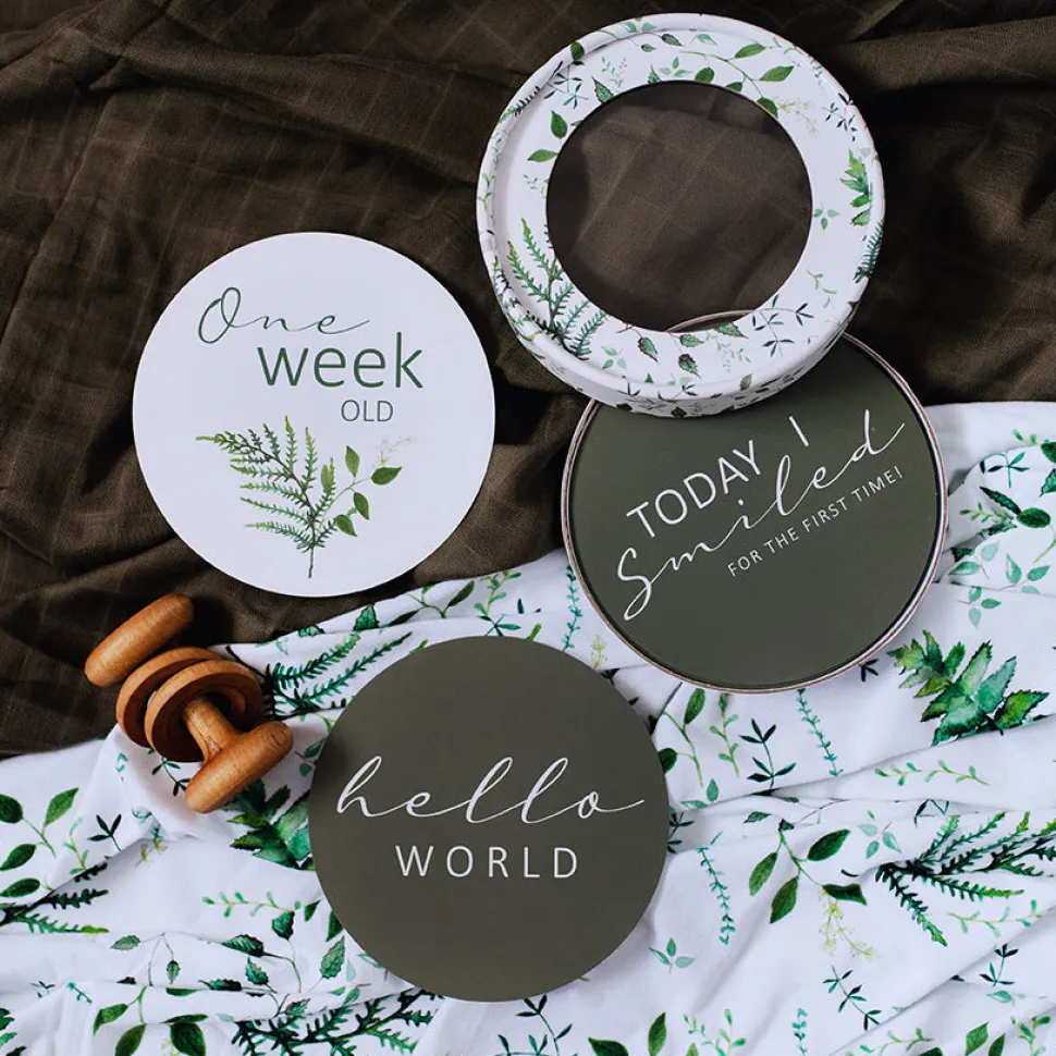 Milestone Cards - Enchanted & Olive