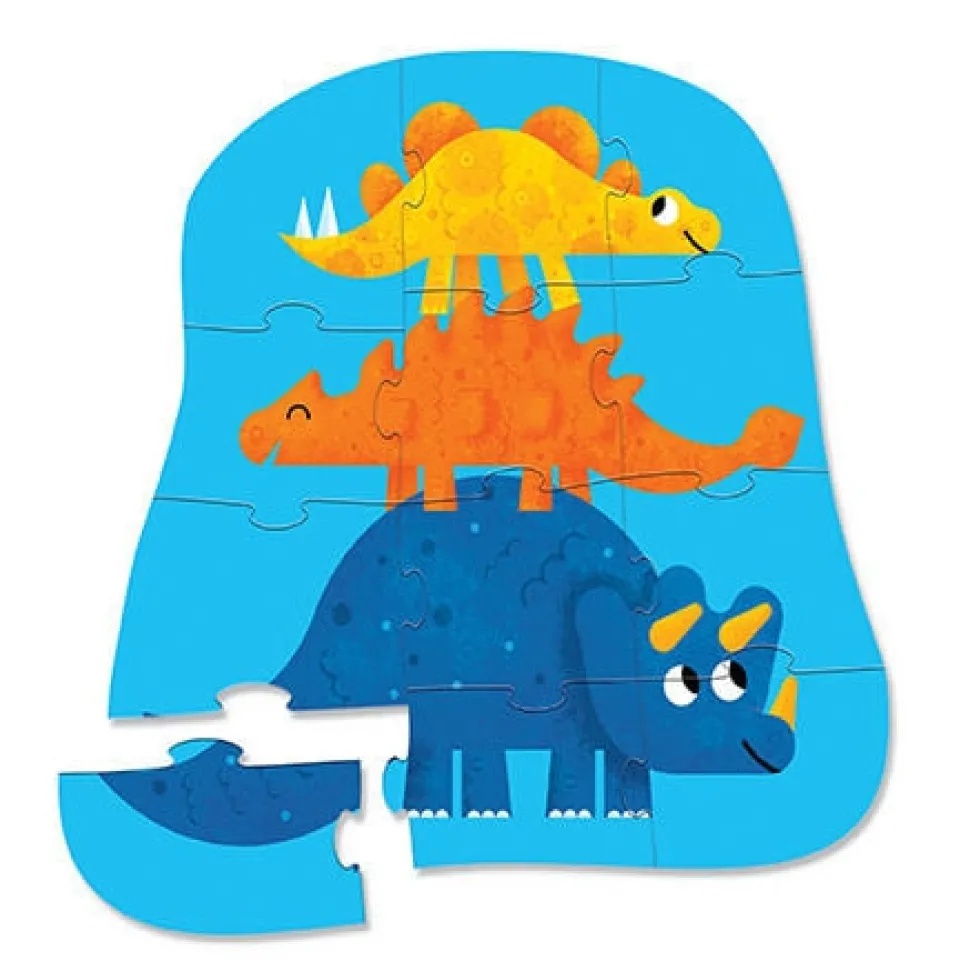 Mini Puzzle 12 pc - Dino Friends