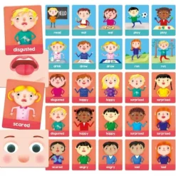 Montessori Flashcards Emotions and Actions