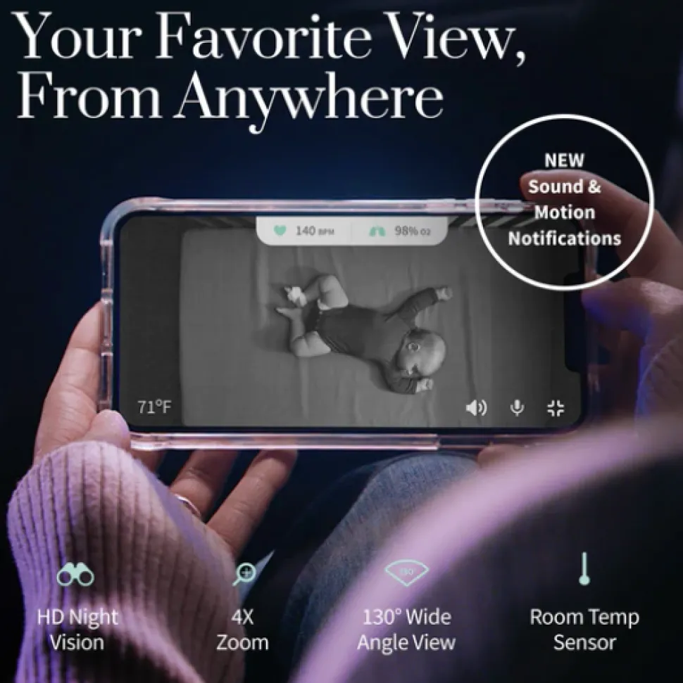 Owlet Monitor Duo 2 - Cam 2 + Smart Sock 3 Mint