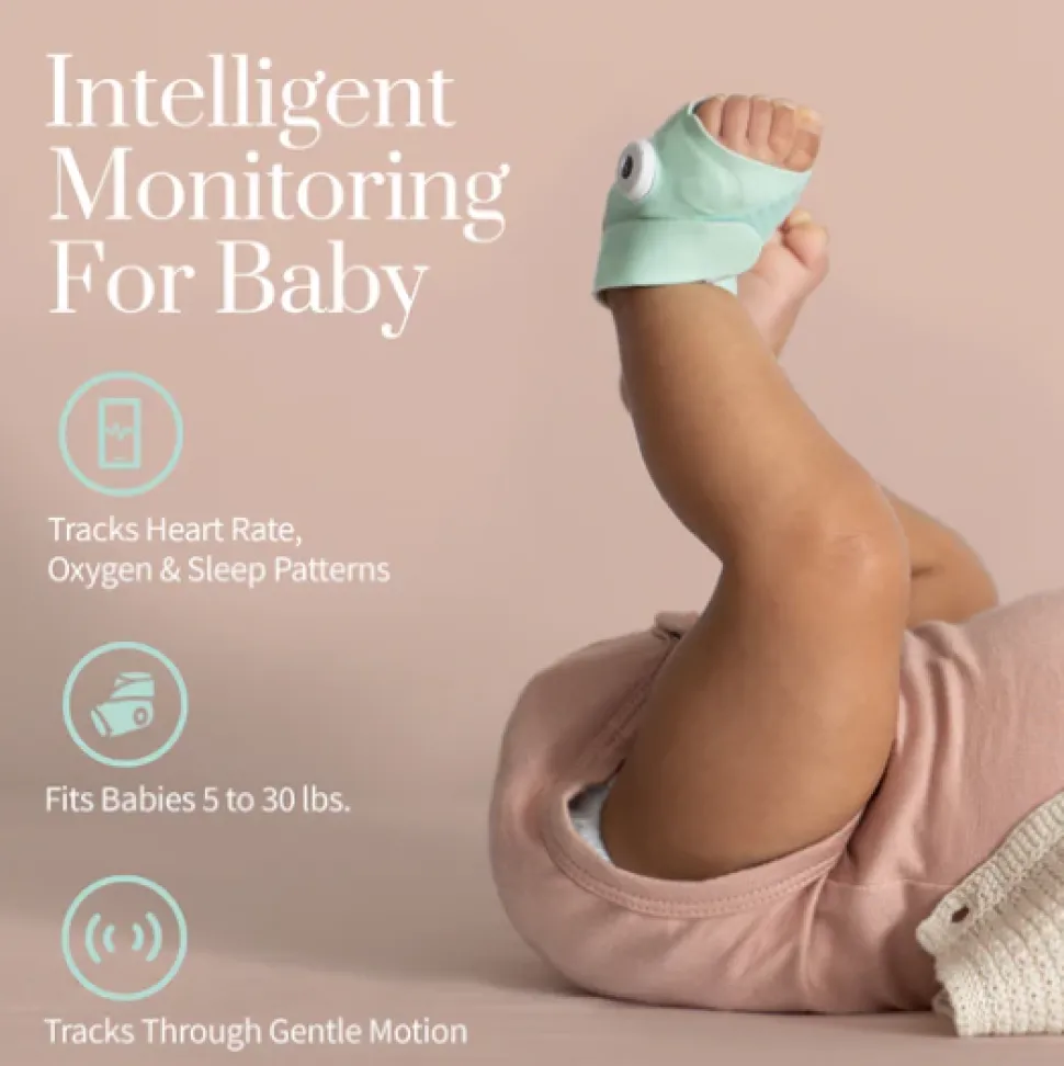 Owlet Monitor Duo 2 - Cam 2 + Smart Sock 3 Mint