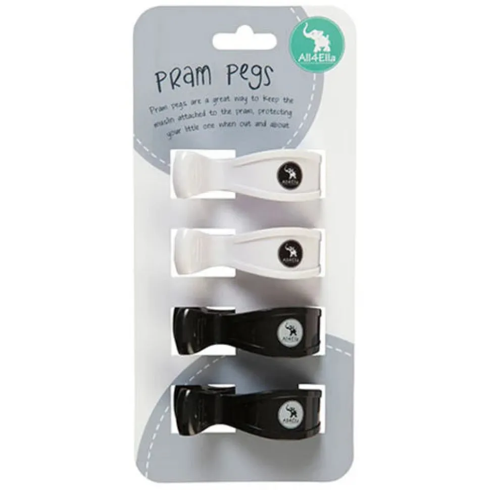 4 Pack Pegs VARIOUS COLOURS
