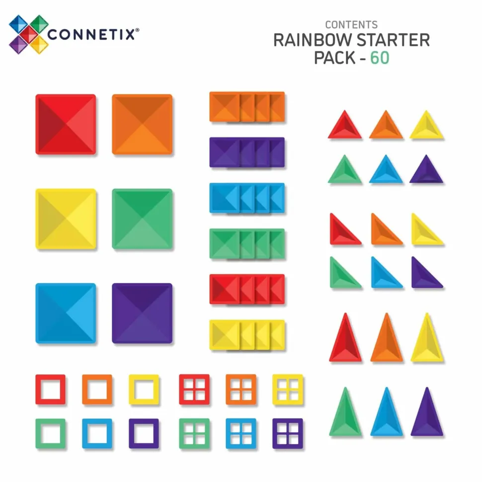 60 Piece Rainbow Starter Pack