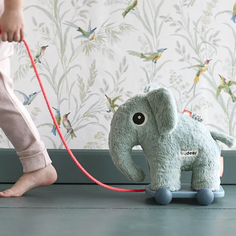 Pull Along & Soft Toy - Elphee Blue
